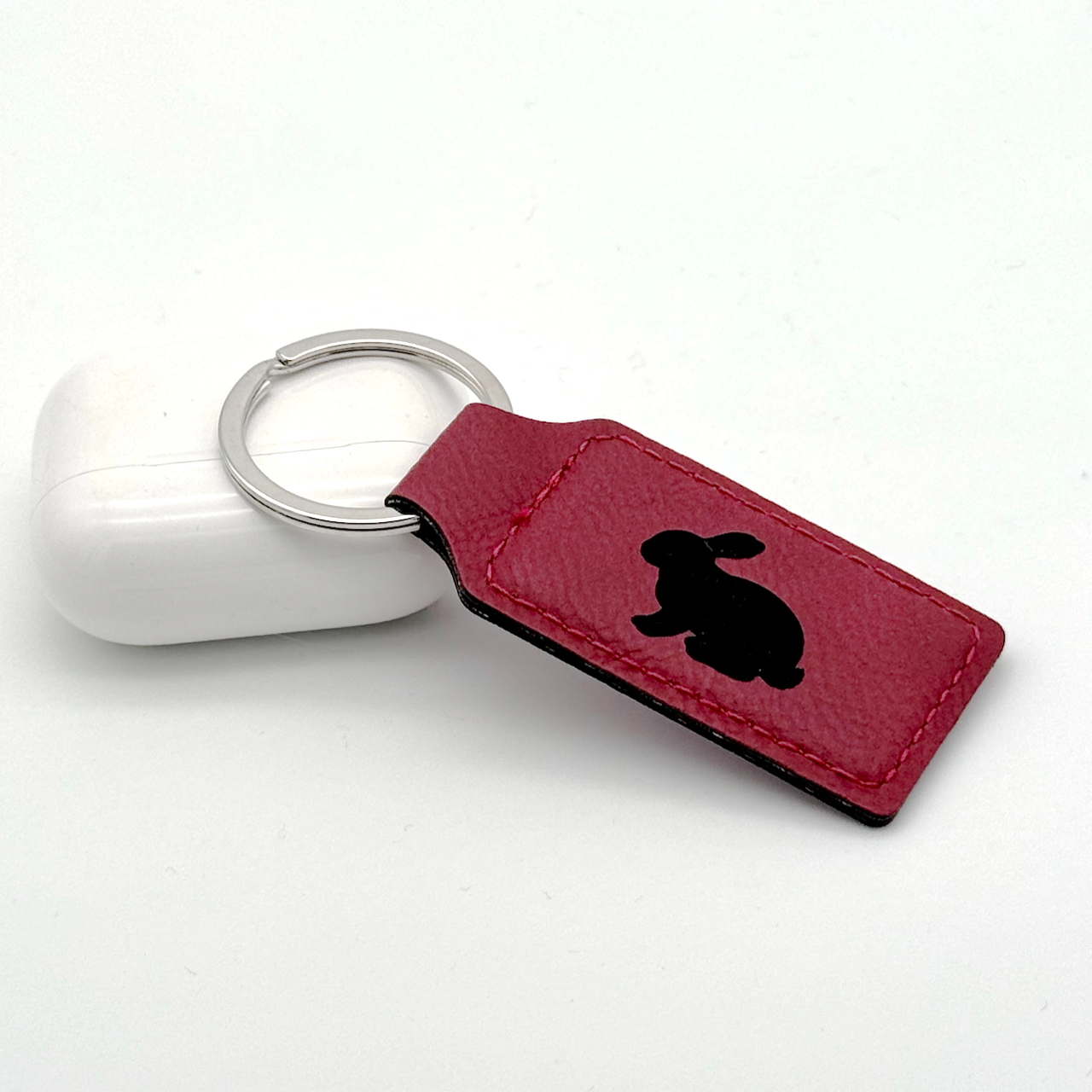 Keychain_stitched_bunny_rose