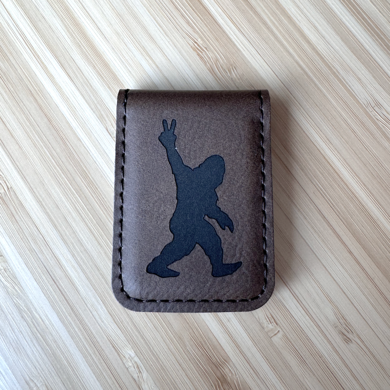 MoneyClip_Sasquatch_dkbrown